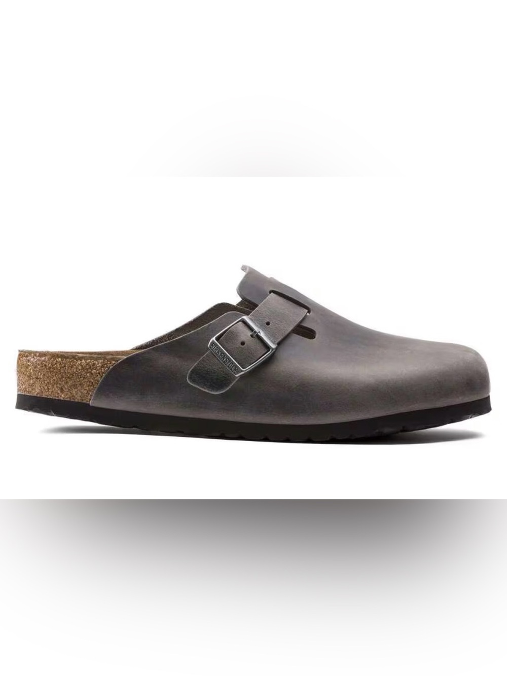 Birkenstock Boston Clogs - grey leather